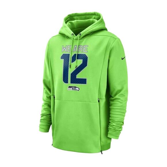 Nike NFL Thermal Seattle Seahawks We Are 12 Hoodie Sweatshirt Size Men's Small - Picture 1 of 5